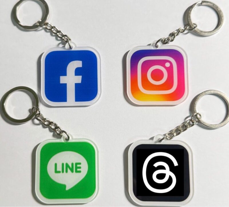 E人交友神器 NFC感應鎖匙扣 攞IG神器 instagram 朋友+1 交友 派對 聖誕派對 follow